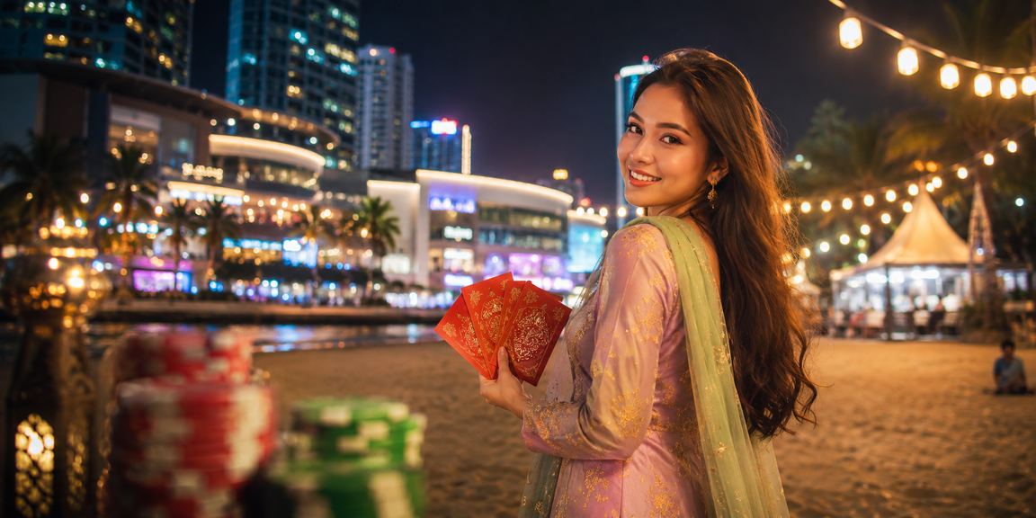 Bonus slot bertema Hari Raya dengan sampul merah di Johor Bahru