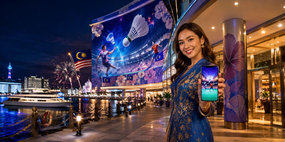 Tangkapan skrin antara muka aplikasi kasino Malaysia